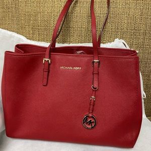 Michael Kors red bag